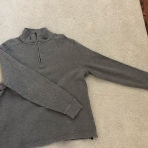 Black Brown 1826 1/4 zip pullover